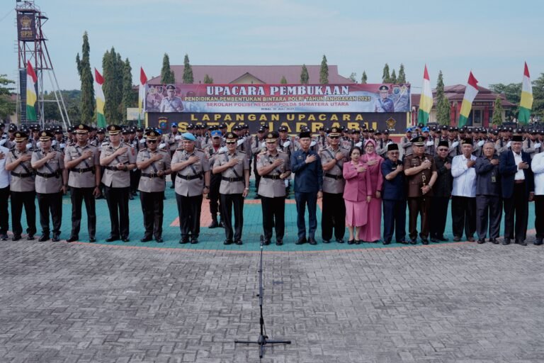 Kapolda Sumut Pimpin Pembukaan Pendidikan Bintara: Lahirkan Polisi Masa Depan Berintegritas