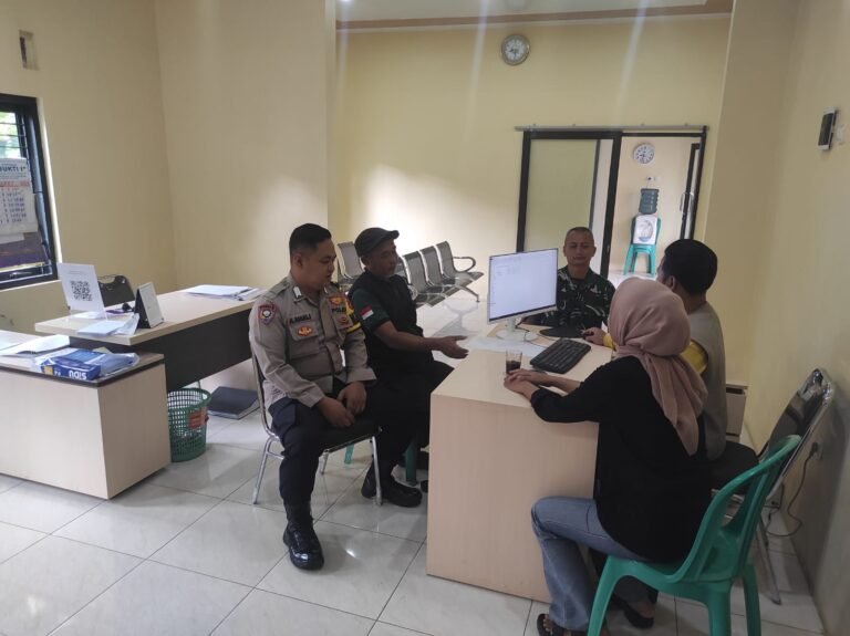 Polsek Cikoneng Polres Ciamis Ikuti Sosialisasi Pencegahan Aksi Premanisme Koperasi Merah Putih