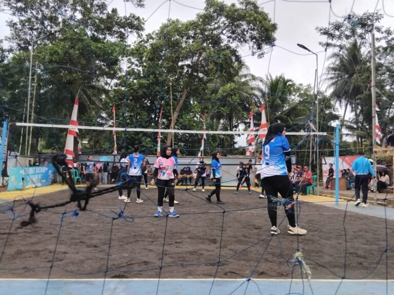 Polsek Cikoneng Kawal Turnamen Voli Putri “Antone Cup 2025”, Wujud Dukung Kamtibmas dan Pembinaan Generasi Muda