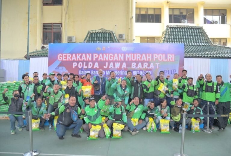 Komunitas Ojol Ucapkan Terima Kasih Kepada Kapolda Jabar Atas Gerakan Sembako Murah