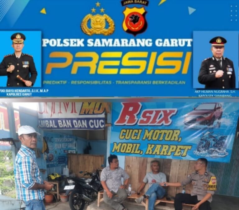 Bhabinkamtibmas Polsek Samarang, Beri Himbauan Kamtibmas Pada Warga Desa Samarang.