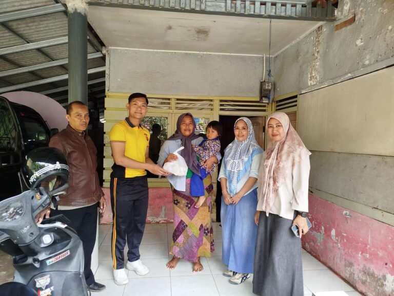 Peduli Kesehatan Anak, Polsek Ciamis Dukung Program Pencegahan Stunting di Kelurahan Maleber