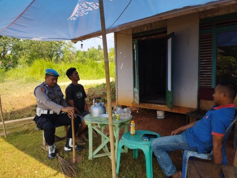 Perkuat Sinergitas, Kapolsek Sukadana Polres Ciamis Koorkom ke Masyarakat di Sukadana