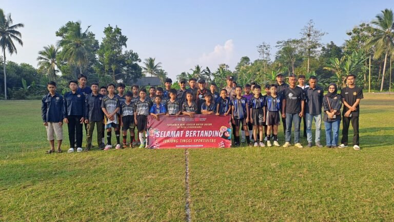 Kepolisian Aktif Dukung Kegiatan PHBN, Polsek Cijeungjing Hadiri Pembukaan Turnamen Olahraga di Desa Ciharalang