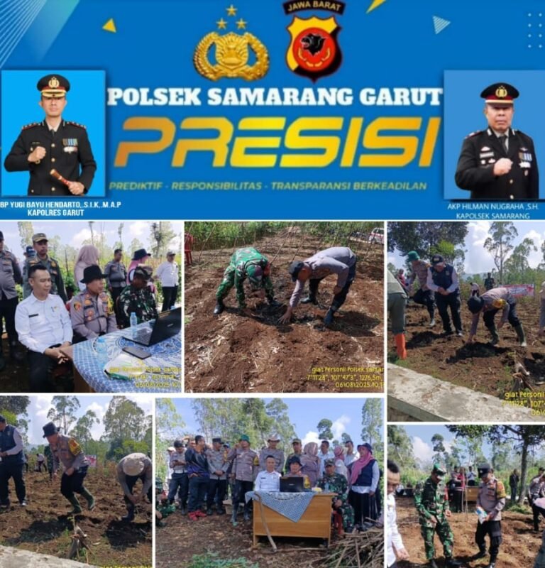 Polsek Samarang Laksanakan Penanaman Jagung Hibrida, di Lahan Non-LBS Dukung Ketahanan Pangan Nasional.