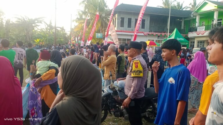 Peran Aktif Polsek Pamarican dalam Pengamanan Turnamen Sepakbola Anak, Kapolres Ciamis Tekankan Sinergi Jaga Kamtibmas Sejak Dini
