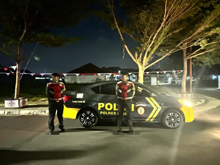 Antisipasi Balap Liar dan Tindak Kriminalitas, Samapta Polres Ciamis Turun Ke Jalan di Malam Hari