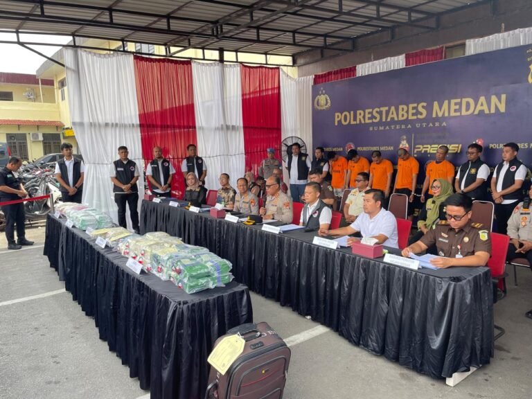 Polrestabes Medan Musnahkan Sabu Seberat 20Kg & 59.750 butir Pil Ekstasi