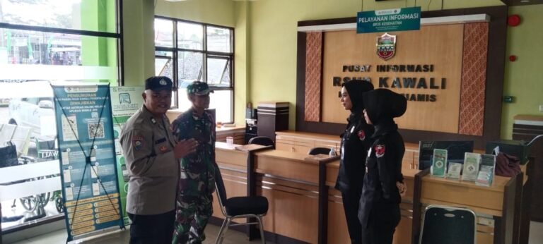 Polsek Kawali Perkuat Sinergi dengan Satpam RSUD Kawali untuk Tingkatkan Keamanan dan Pelayanan