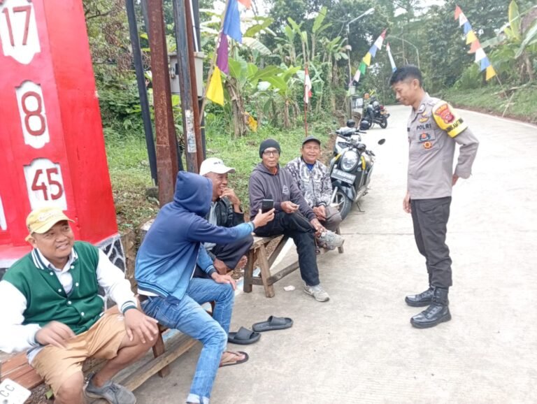 Polsek Cikoneng Gencarkan Sambang Warga untuk Cegah Premanisme dan Geng Motor
