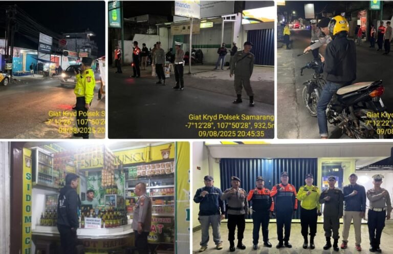 Polsek Samarang Bersama Forkopimcam Kec Samarang, Gelar Press Release Hasil Giat KRYD.