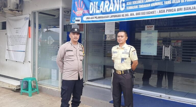 Polsek Cisaga Perkuat Sinergi dengan Satpam Bank Lewat Giat Binpamswakarsa