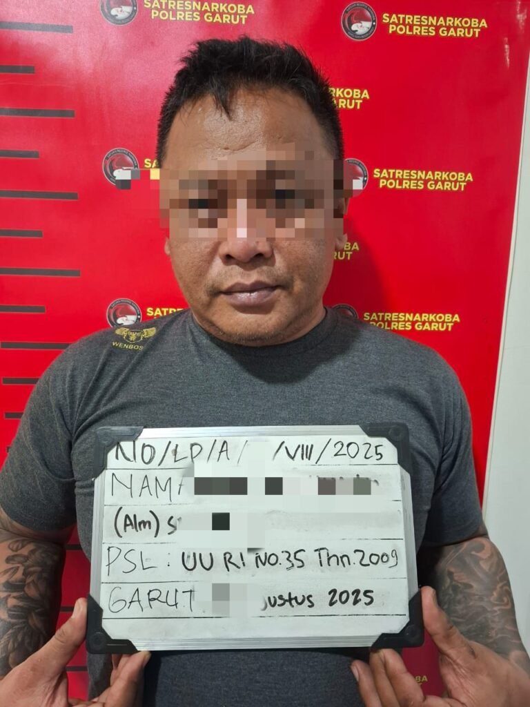 Satresnarkoba Polres Garut Ungkap Peredaran Gelap Narkotika Jenis Sabu di Pameungpeuk