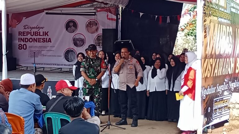Polsek Panjalu Kawal Lomba Penilaian Dusun, Kapolres Ciamis Dorong Semangat Kebersamaan Warga