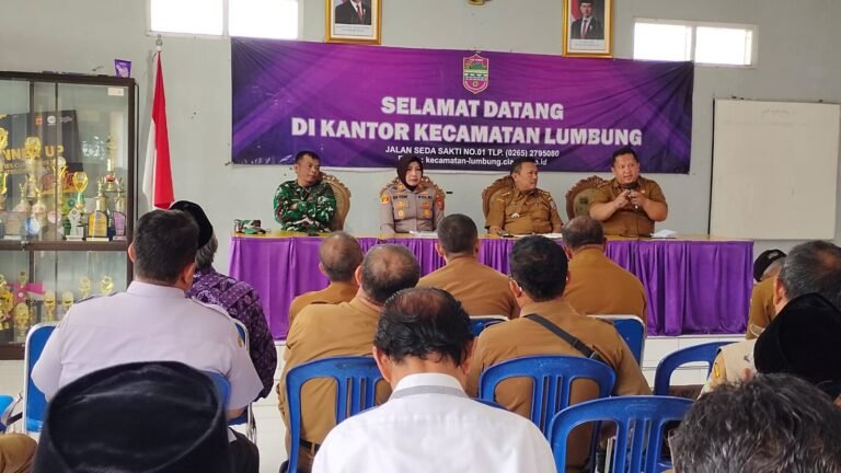 Kapolres Ciamis Dorong Kolaborasi Jaga Kamtibmas dan Cegah Kejahatan Sosial Lewat Rakor Kecamatan Lumbung