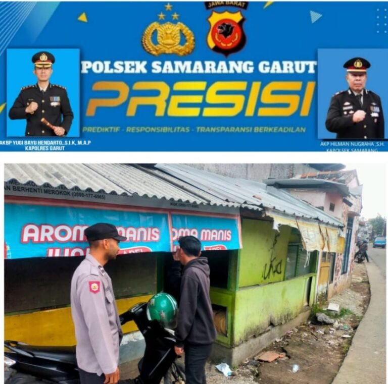 Sosialisasi Penyebaran Maklumat Kapolda Jabar, Dalam Penanganan Premanisme Balapan Liar dan Geng Motor Di Wilkum Polsek Samarang.