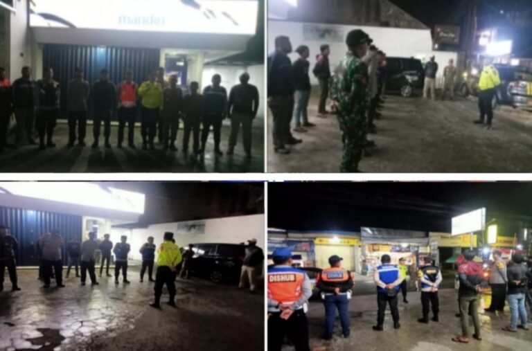 Giat Apel Gabungan dalam Rangka Cipta Kondisi di Wilayah Hukum Polsek Samarang