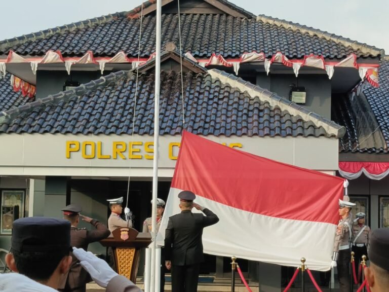 Semarak HUT RI ke-80: Polres Ciamis Gelar Upacara Penuh Khidmat