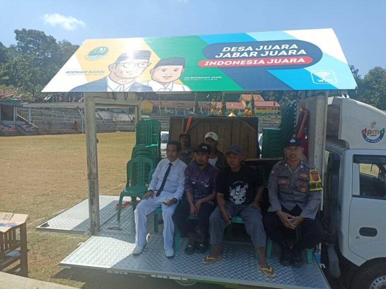 Polsek Kawali Kawal Final Bola Voli HUT RI ke-80 di Desa Jatinagara, Jaga Keamanan dan Kekompakan Warga