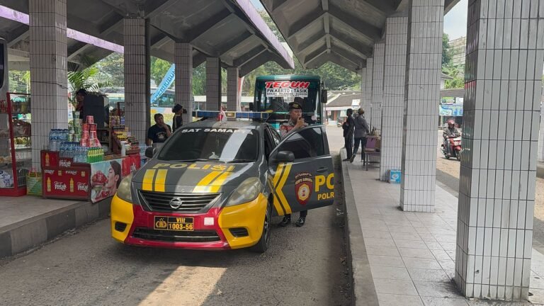 Polres Ciamis Intensifkan Patroli Himbauan Kamtibmas di Terminal, Wujud Nyata Kepedulian Polisi terhadap Keamanan Warga