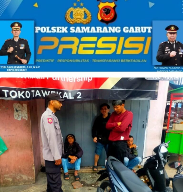 Giat Sosialisasi Penyebaran Maklumat Kapolda Jabar Dalam Penanganan Premanisme Balapan Liar Di Wilkum Polsek Samarang.