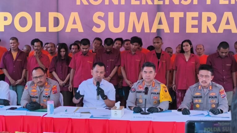 Perangi Narkoba di Sumut: 429 Kasus Terungkap, Ratusan Tersangka Dibekuk Polda Sumut