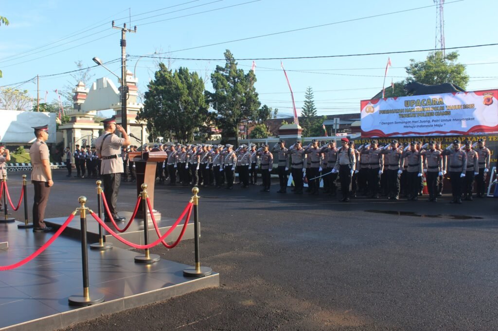 Kapolres Ciamis Pimpin Upacara Hari Juang Polri, Tegaskan Komitmen Layani Masyarakat
