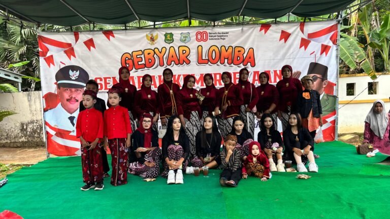 Momen Gebyar Kemerdekaan HUT RI KE-80 Desa Baban Berlangsung Semarak dan Meriah.