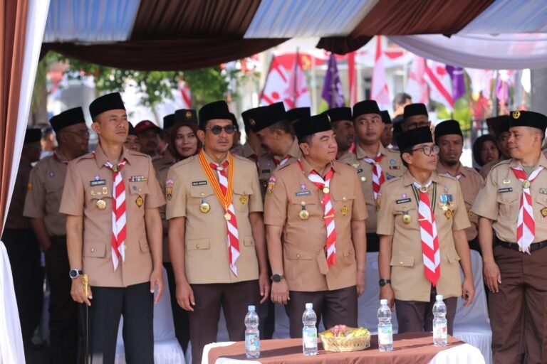 Kapolres Garut Hadiri Upacara Hari Pramuka ke-64, Ajak Generasi Muda Jauhi Judi Online dan Narkoba