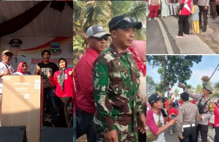 Meriahkan HUT Kemerdekaan RI Yang Ke-80 Desa Karangsari Mengadakan Jalan Santai Berbagai Hadiah Menarik Buat Peserta