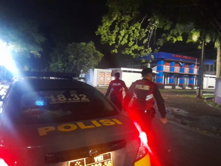Ops Libas Lodaya 2025, Samapta Polres Ciamis Turun Ke Jalanan Perkotaan di Malam Hari