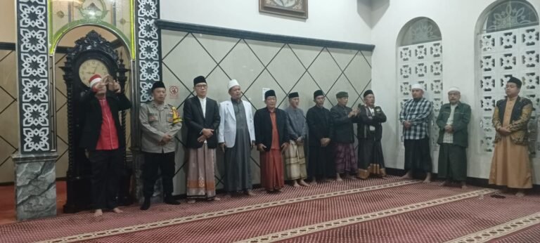 Polsek Rajadesa Polres Ciamis Monitoring Penutupan KKN Mahasiswa STID Sirnarasa