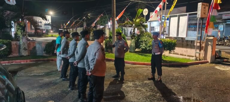 Ops Libas Lodaya 2025, Polsek Lakbok Polres Ciamis Turun Hingga Pelosok Daerah di Malam Hari