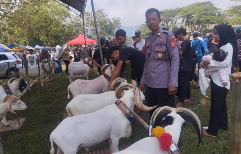 Polsek Pamarican Kawal Kegiatan Pesta Patok HPDKI, Wujudkan Keamanan dan Kekompakan Warga
