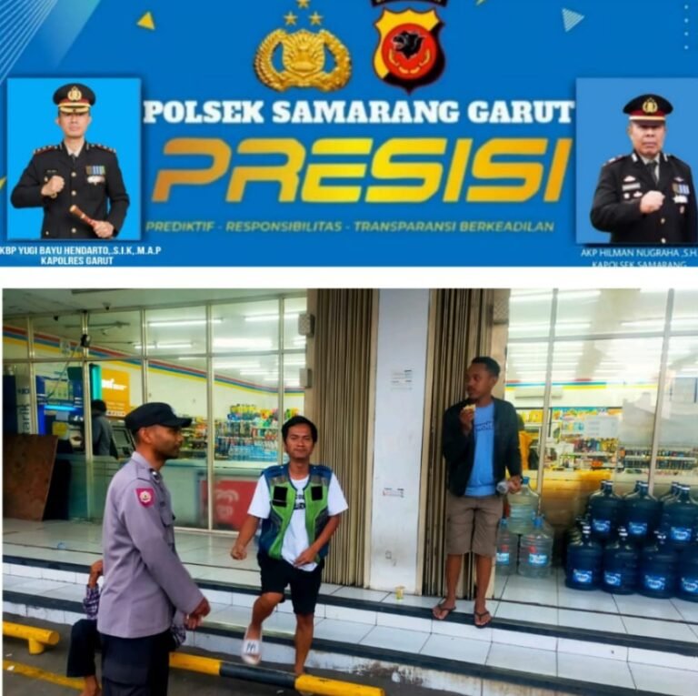 Polsek Samarang Gelar Sosialisasi Maklumat Kapolda Jabar Terkait Penanganan Premanisme, Dan Geng Motor.