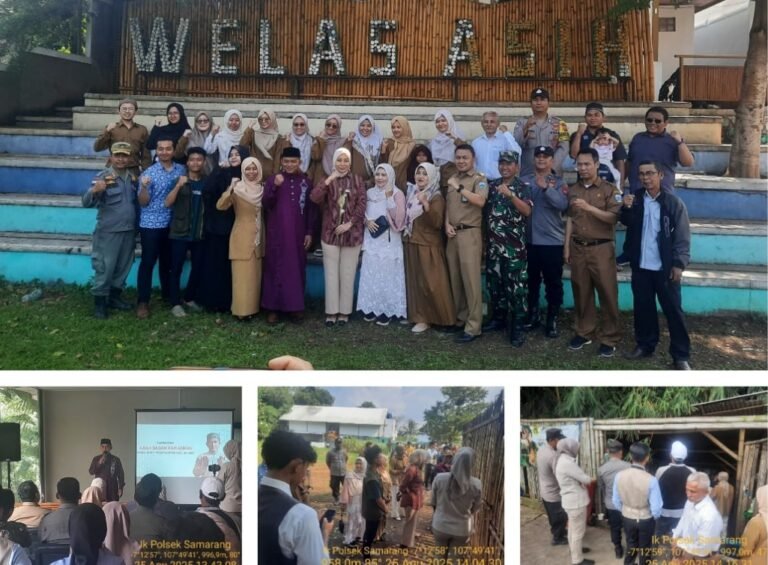 Polsek Samarang Giat Pengamanan Kunjungan Wakil Bupati Garut Ke Pesantren Welas Asih.