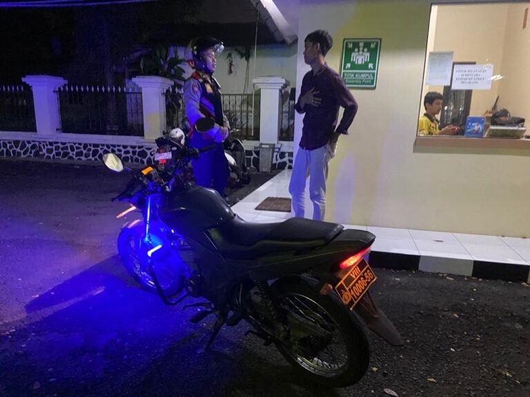 Jaga Harkamtibmas, Patroli Roda 2 Sat Samapta Polres Ciamis Keliling Perkotaan Kabupaten Ciamis