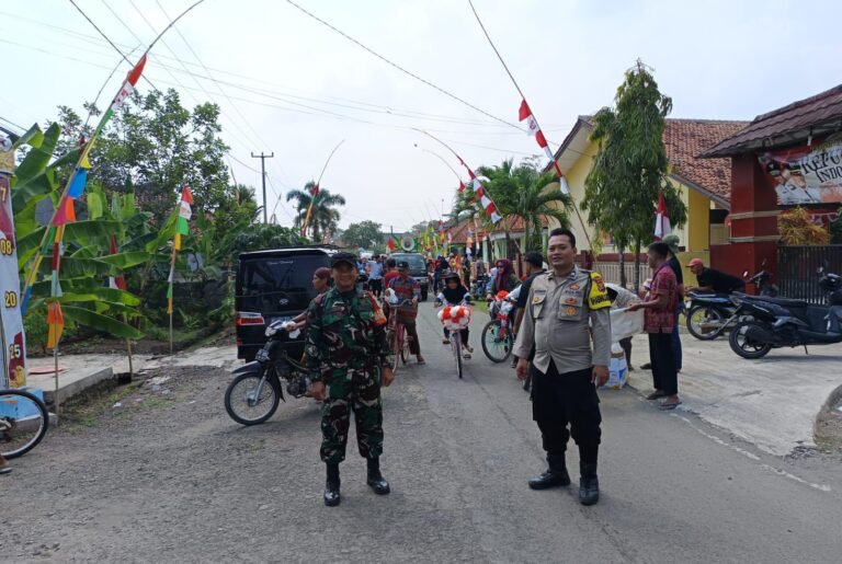 Polsek Lakbok Kawal Pawai Taaruf Peringatan Maulid Nabi Muhammad SAW di Desa Cintaratu