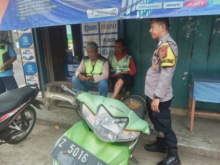 Jaga Harkamtibmas, Polsek Kawali Polres Ciamis Koorkom ke Opang di Desa Margamulya Kawali