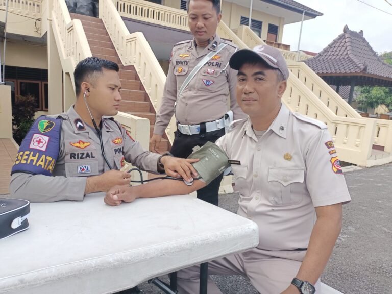 Pojok Tensi, Layanan Dokkes Polres Ciamis Polda Jabar Jaga Kebugaran Personel Polri