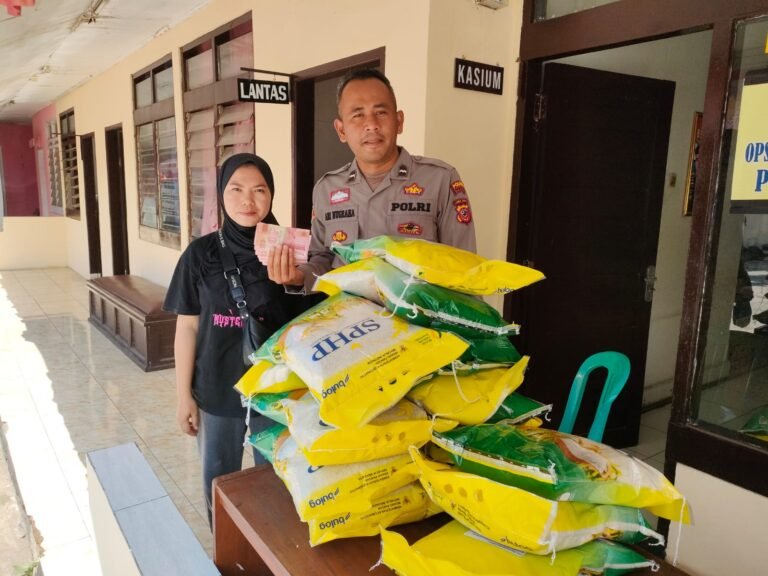 Polisi Gerak Cepat Jual Beras SPHP, Polres Garut Kendalikan Harga dan Antisipasi Kelangkaan
