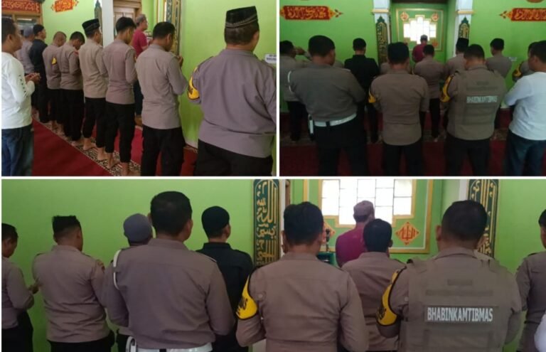 Polsek Samarang Beserta Jajaran, Gelar Salat Gaib Doakan Affan Kurniawan.