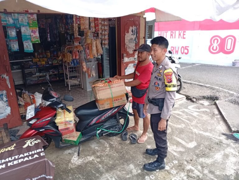 Polsek Cikoneng Perkuat Silaturahmi Kamtibmas, Kapolres Ciamis Tekankan Pentingnya Sinergi Polisi dan Warga