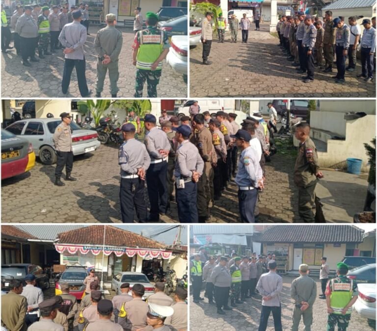 Polsek Samarang Bersama Jajaran Gelar Apel Gabungan, Dalam Rangka Cipta Kondisi