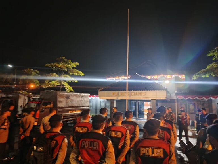 Berikan Rasa Nyaman, Polres Ciamis Patroli KRYD ke Tempat dan Bangunan Negara Rawan Aksi Anarkis