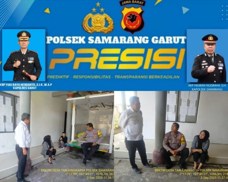 Bhabinkamtibmas Polsek Samarang Perkuat Keamanan Lewat Sambang Ke Warga Desa Tanjungkarya.