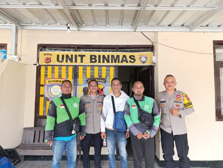 Cipkon Pasca Demonstrasi, Polsek Cikoneng Koorkom Kamtibmas ke Ojol Sindnagkasih