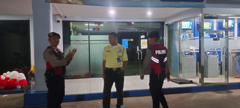 Sat Samapta Polres Ciamis Patroli Kamtibmas ke Obvit di Jam Rawan, Kantor Perbankan Jadi Sasaran