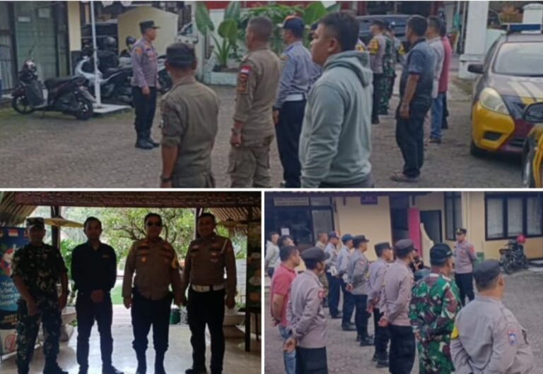 Polsek Samarang Gelar Apel dan Patroli Gabungan, Dalam Rangka Cipta Kondisi