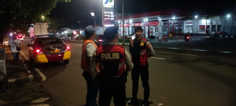 Antisipasi Balap Liar dan Tindak Kriminalitas, Samapta Polres Ciamis Turun Ke Jalan di Malam Hari